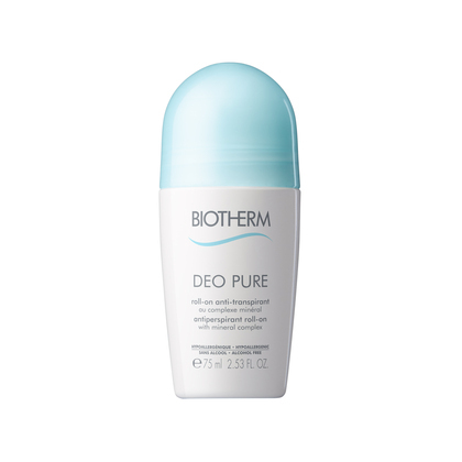 75 ML Biotherm Deo Pure ANTITRANSPIRANT DEO ROLL-ON FRAUEN MIT MINERAL-KOMPLEX  1 of 1 