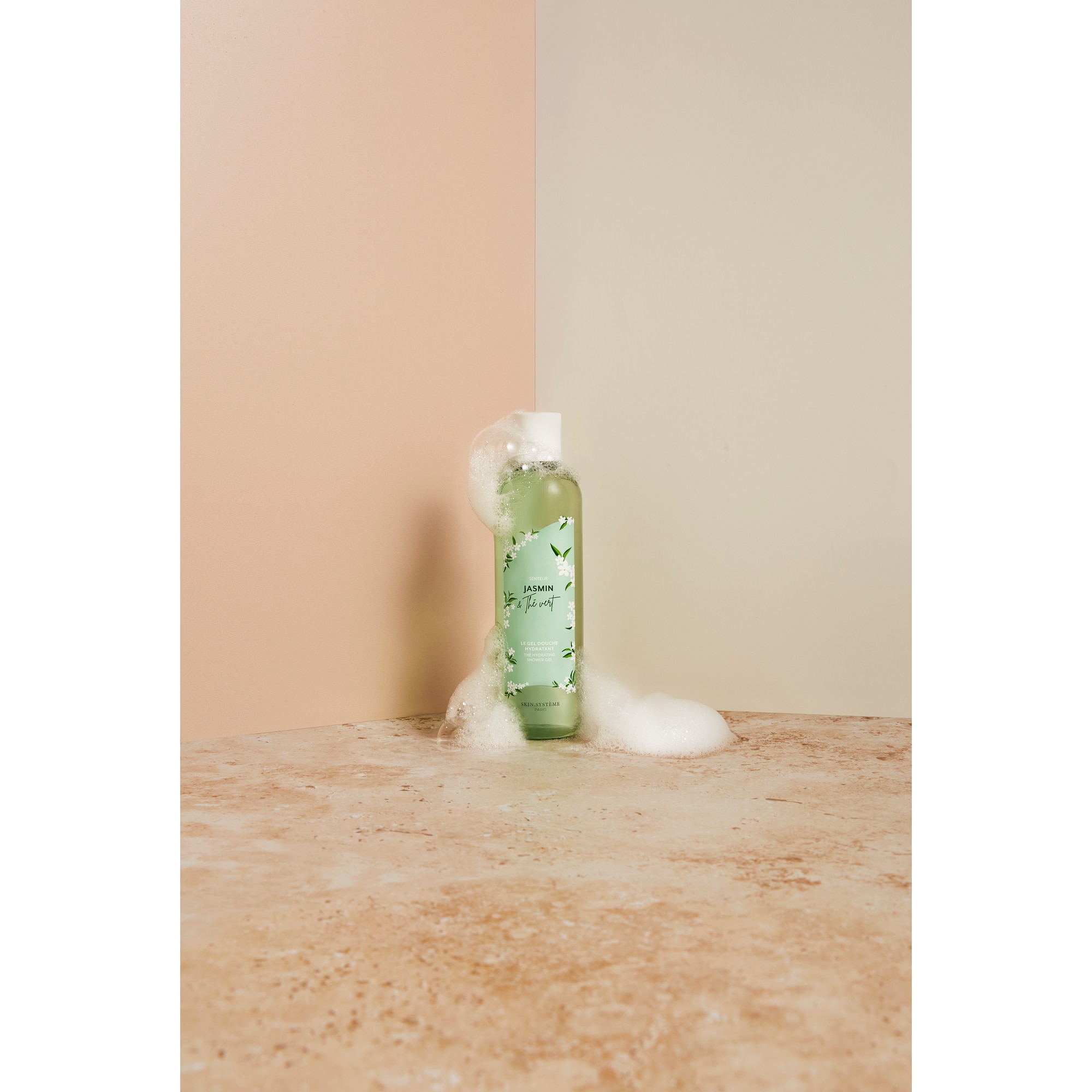 Duschgel für Feuchtigkeitsspendend Jasmin- und Grünteeduft