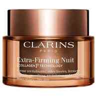 50 ML Clarins EXTRA-FIRMING CREME Extra-Firming Nachtcreme Trockene Haut [COLLAGEN]³ Technologie  1 of 2 