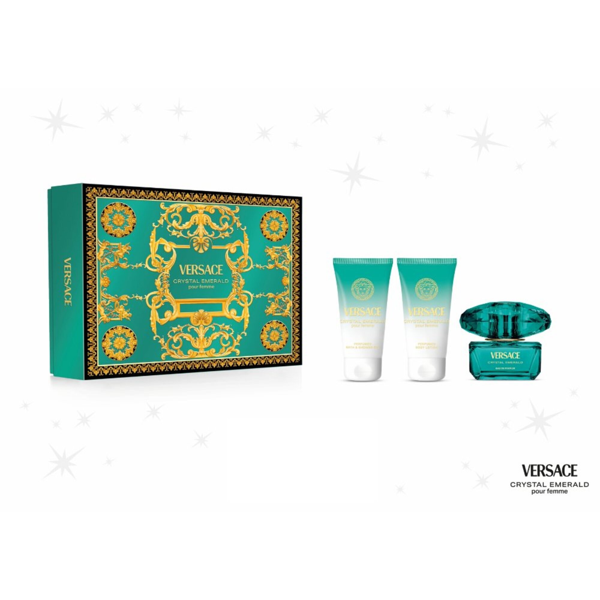 1 PCS Versace Crystal Emerald Set Eau de parfum 1 of 1 Set Eau de parfum