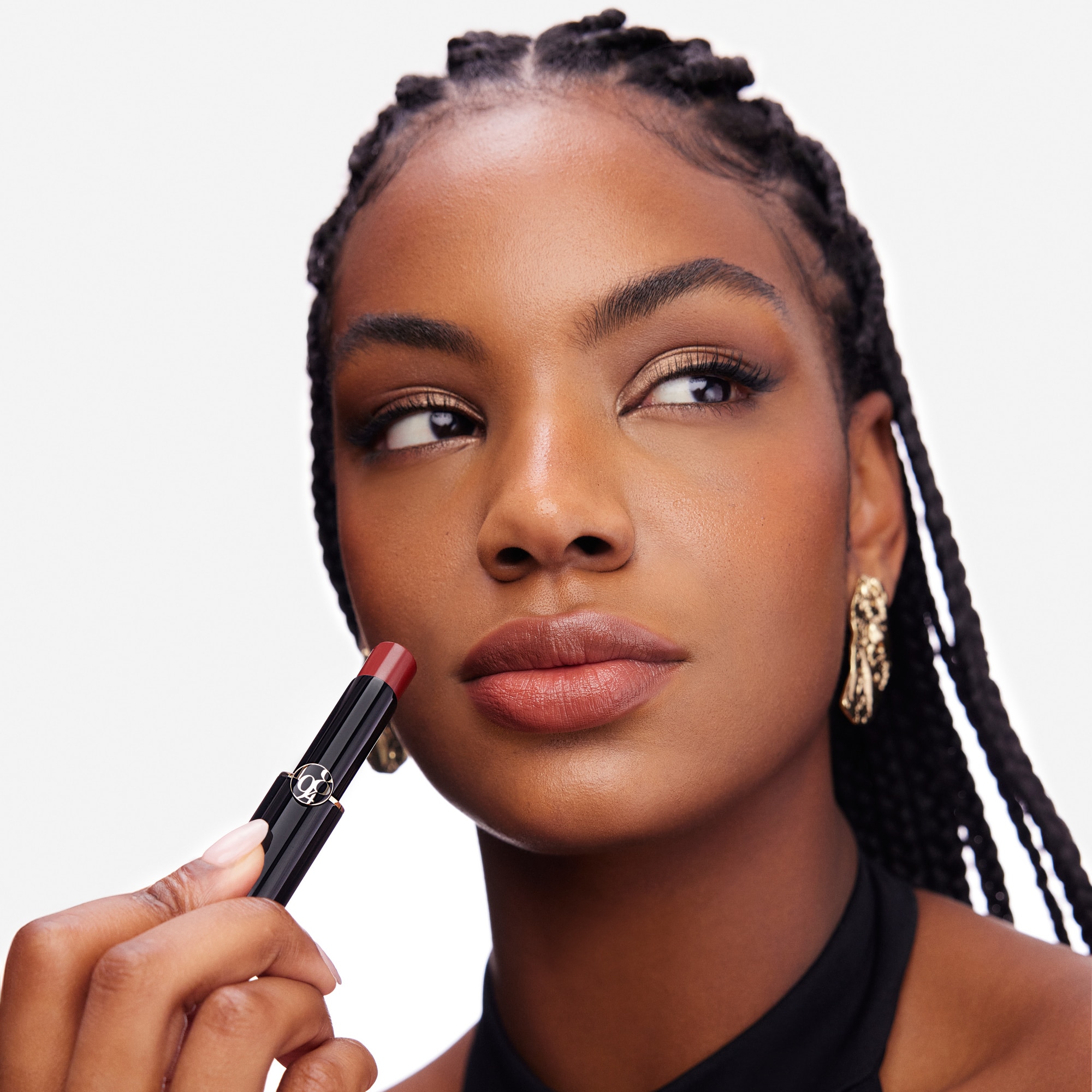 Satinierter Lippenstift