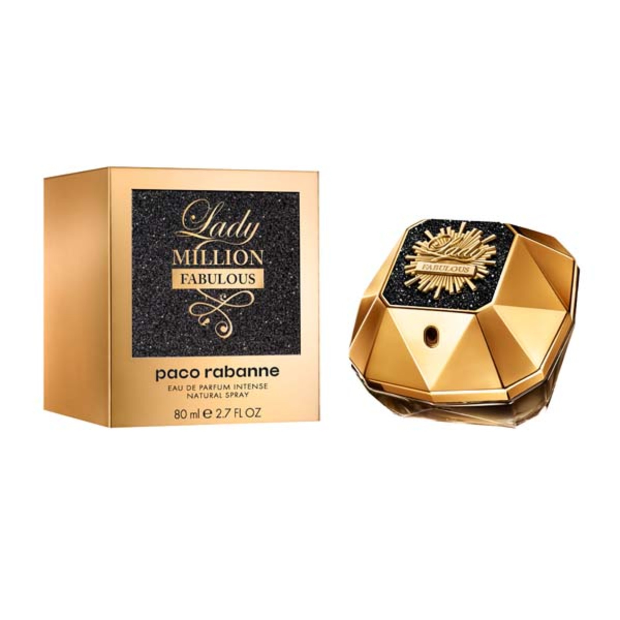 80 ML Rabanne Lady Million Fabulous Eau de Parfum  1 of 4 