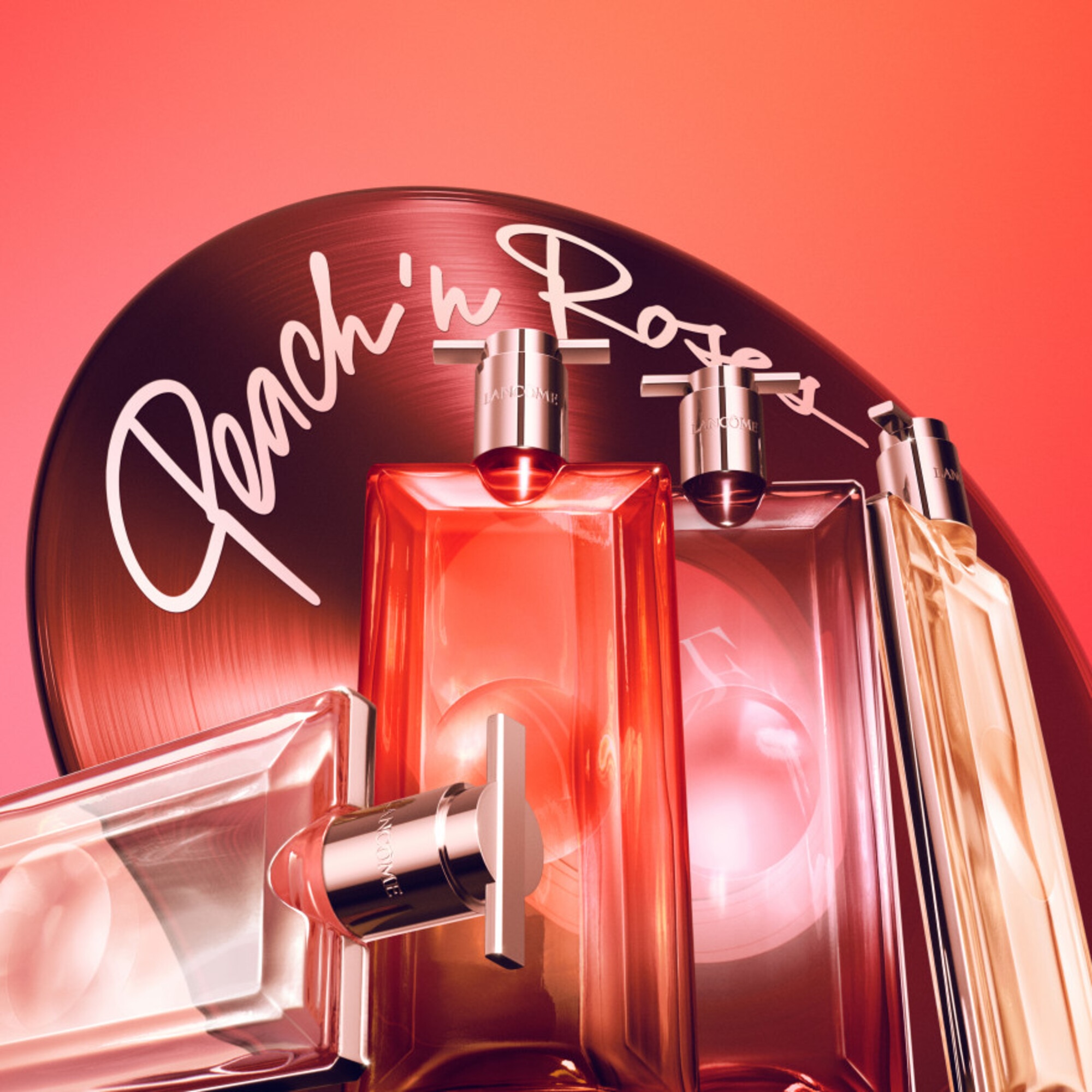 100 ML Lancôme IDOLE PEACH'N ROSES Eau de Parfum  1 of 8 