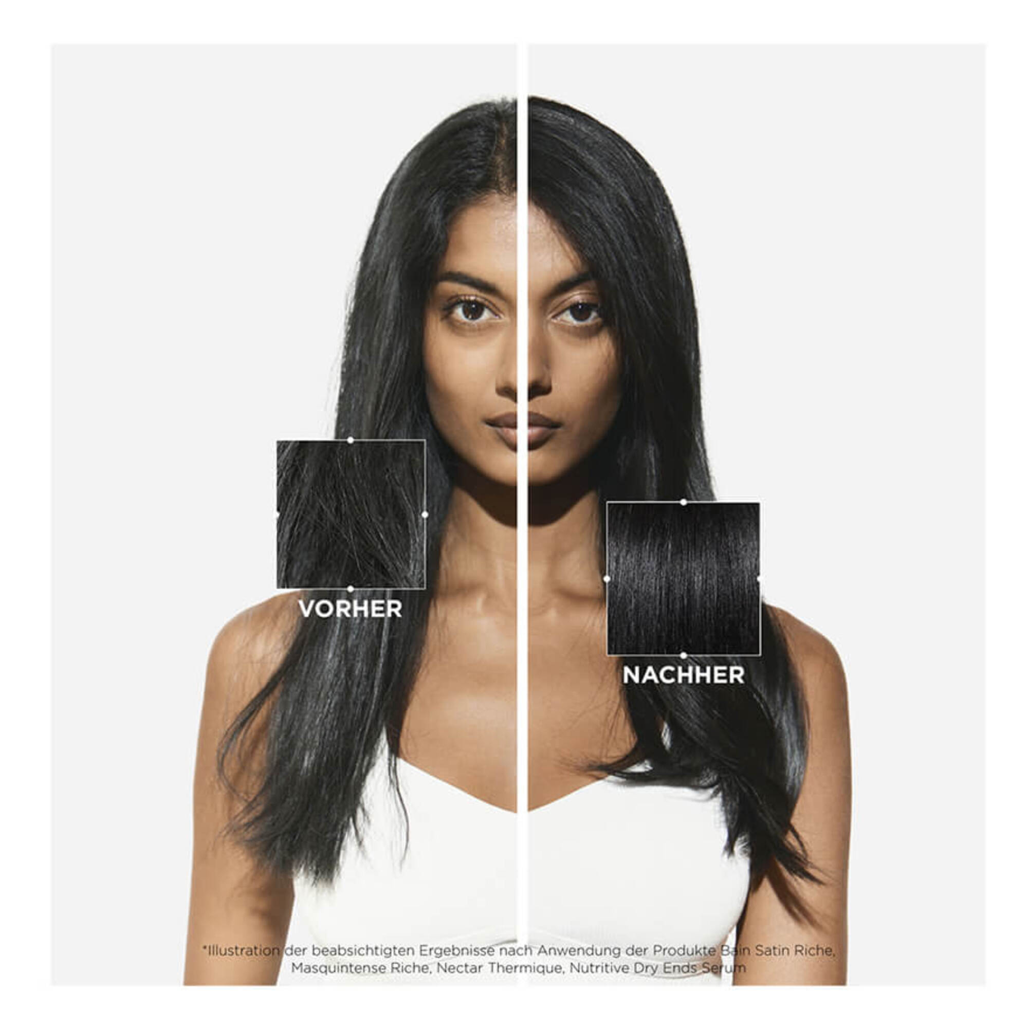 Bain hydratant pour cheveux secs à très secs