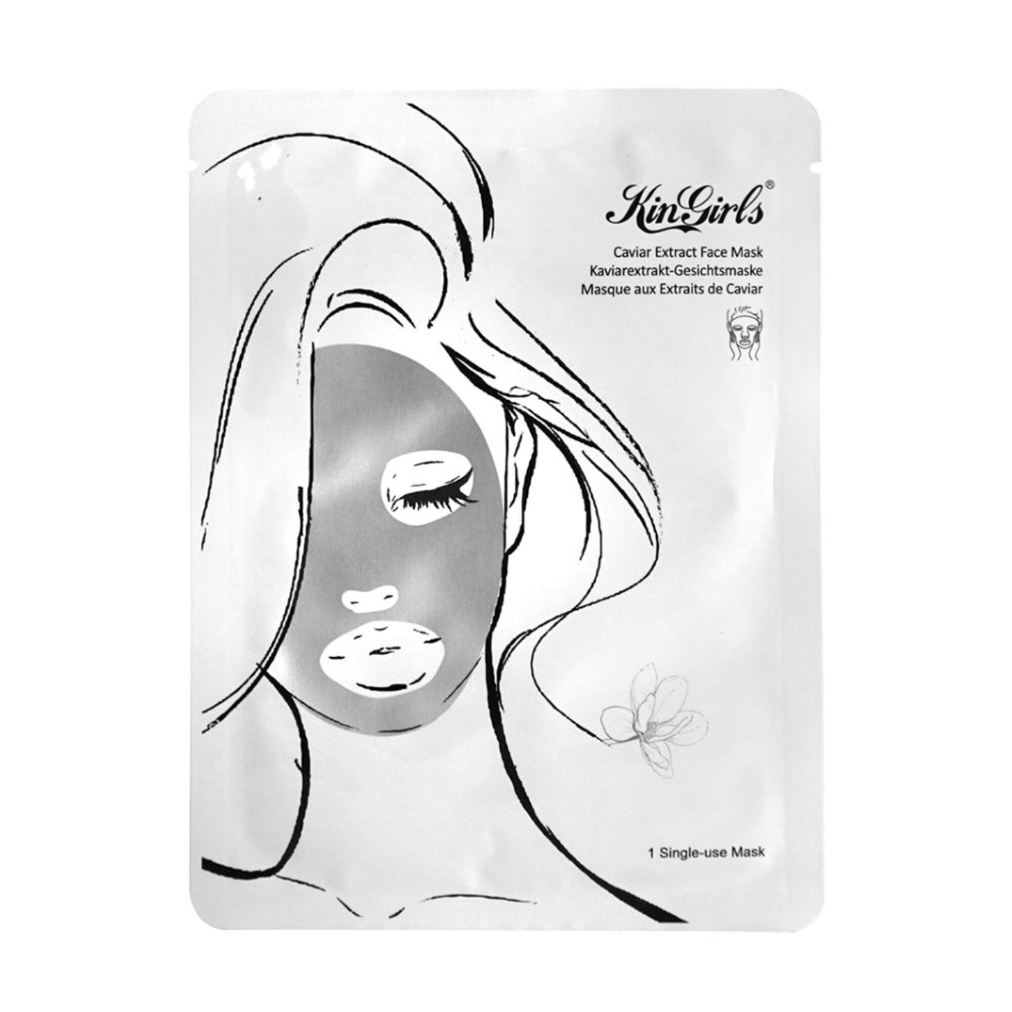 1 PCS KinGirls Kingirls Mask Kaviarextrakt-Gesichtsmaske 1 of 1
