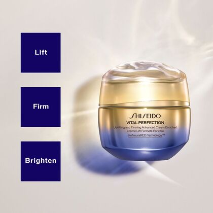 50 ML Shiseido Vital Perfection Uplifting and Firming Advanced Cream Enriched  1 of 6 