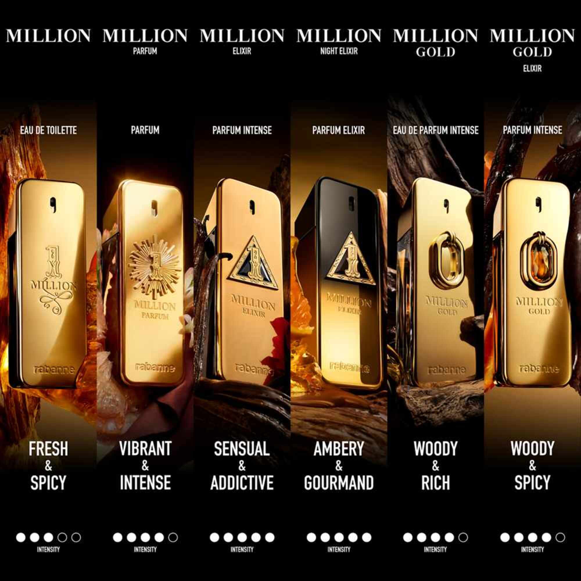 50 ML Rabanne 1 Million Eau de Toilette  1 of 10 