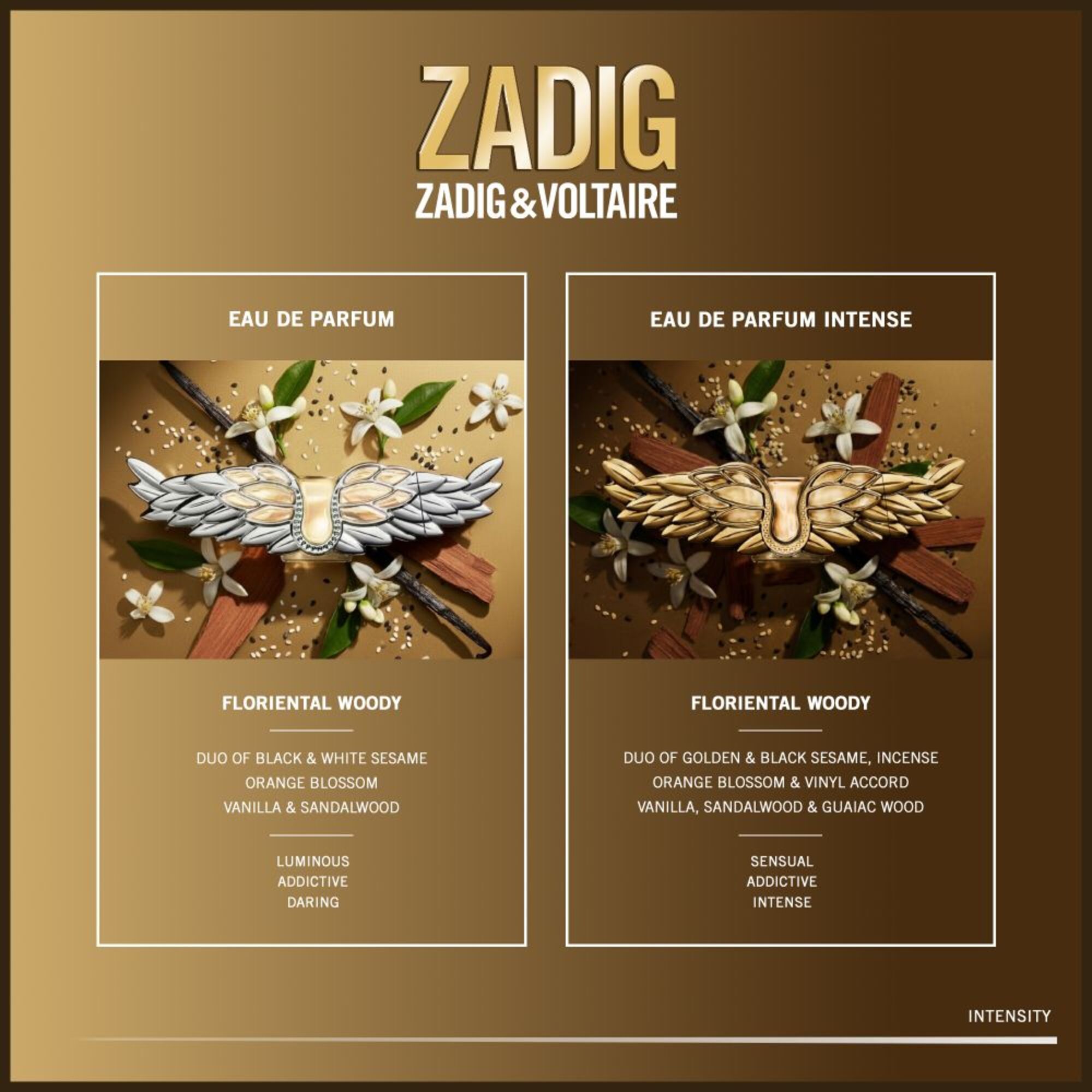 90 ML Zadig & Voltaire Zadig L'Intense Refill Zadig Eau de Parfum Intense  1 of 6 