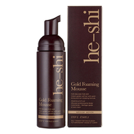 150 ML He-Shi Self Tan HE-SHI Gold Foaming Mousse  1 of 2 