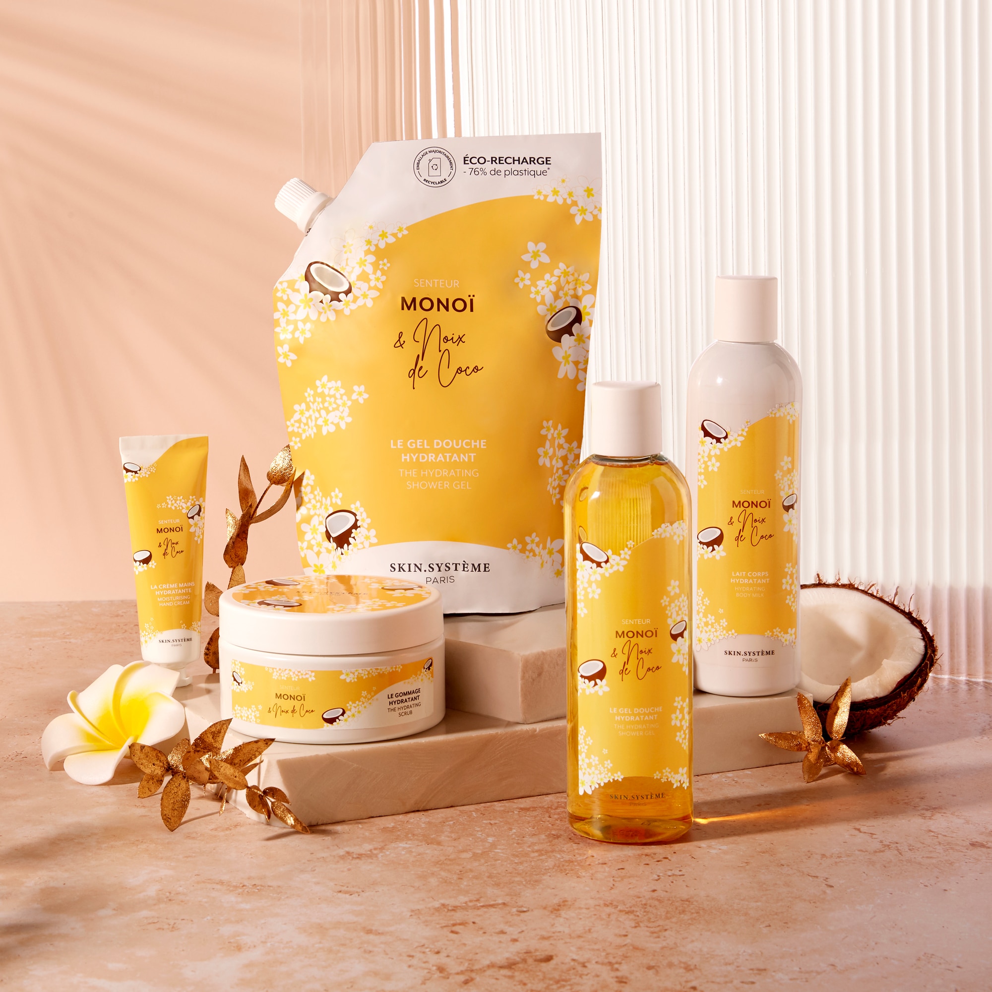 Gommage corps hydratant Senteur Monoï & Noix de coco