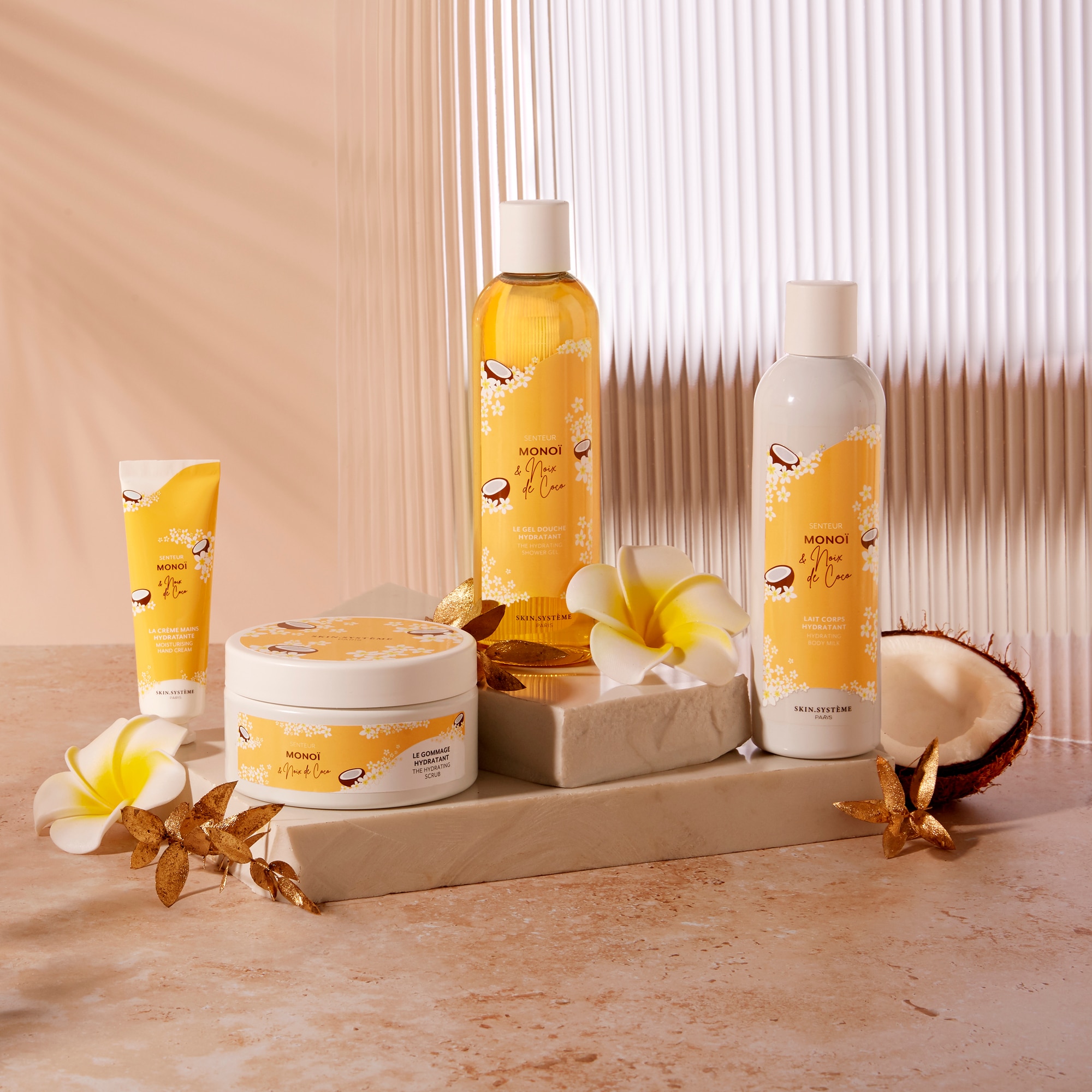 Gommage corps hydratant Senteur Monoï & Noix de coco