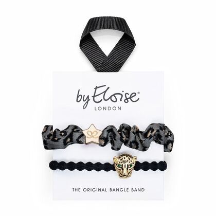 1 PCS by Eloise Two Ways To Bangle Midnight Safari – Coffret d’élastiques cheveux  1 of 4 