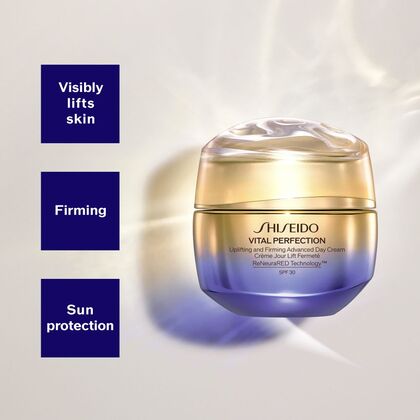 50 ML Shiseido Vital Perfection Uplifting and Firming Advanced Day Cream  SPF30  1 of 5 