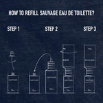 300 ML DIOR Sauvage Recharge d'Eau de Toilette  3 of 3 Recharge d'Eau de Toilette