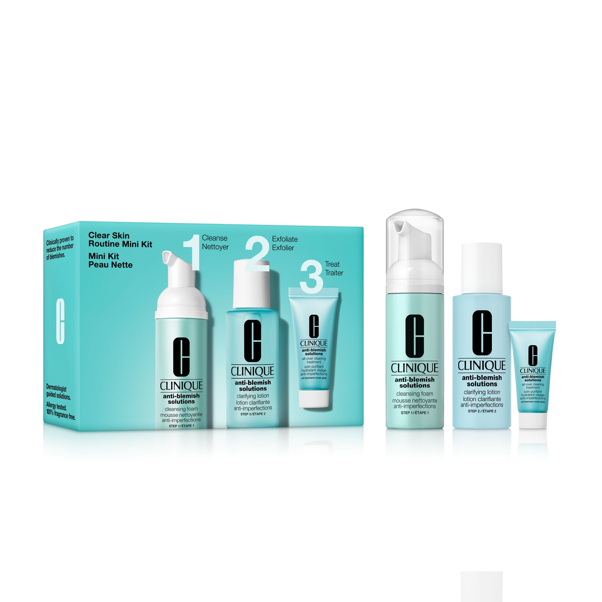 1 PCS Clinique Clear Skin Clear Skin Routine Mini Kit 1 of 1