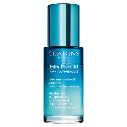 30 ML Clarins Hydra Essentiel Bi-sérum anti-soif suractivé - Hochaktives, feuchtigkeitsspendendes 2-Phasen Serum  1 of 1 