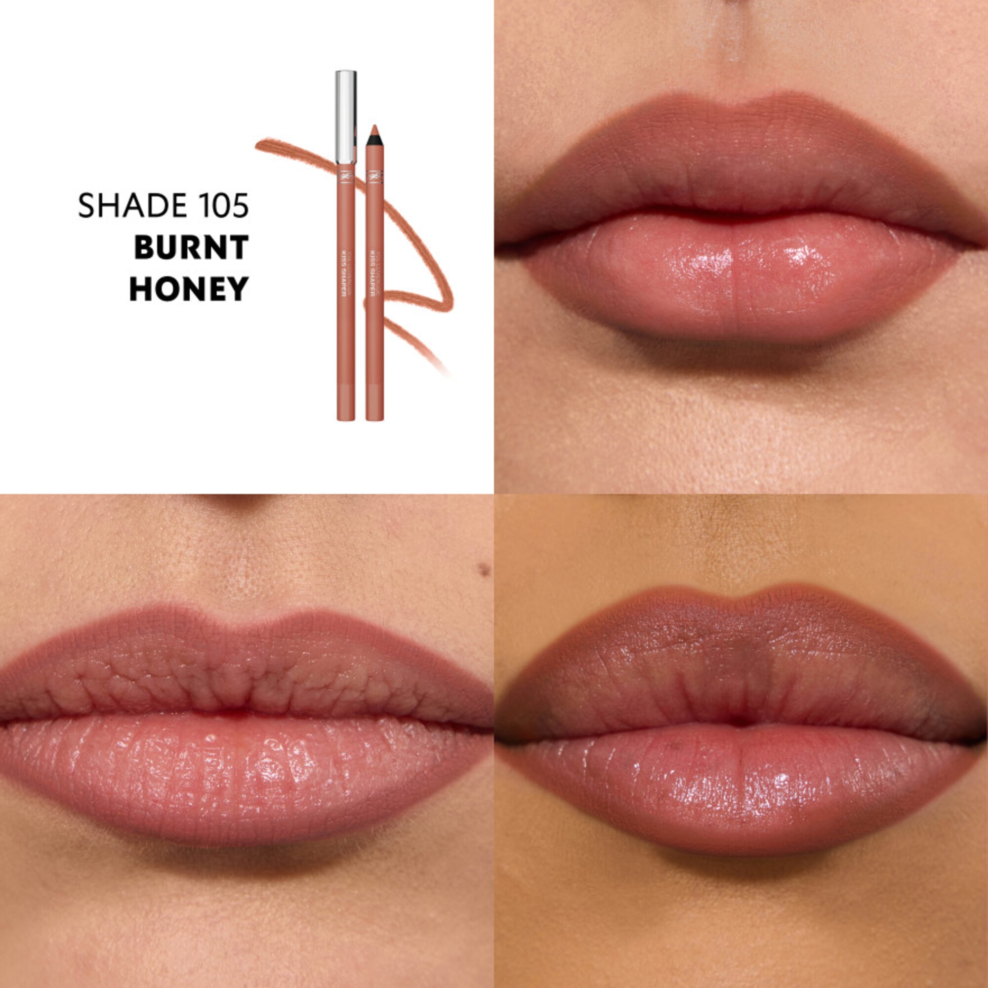  Yves Saint Laurent YSL Lovenude Kiss Shaper Crayon à lèvres  1 of 6 
