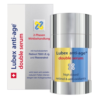 30 ML Lubex anti-age DOUBLE SERUM Serum, high dosed retinol & anti-oxidants 1 of 1