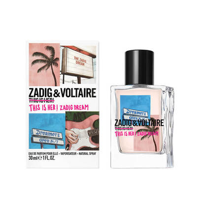 30 ML Zadig & Voltaire Z&V HER DREAM Eau de Parfum  1 of 3 