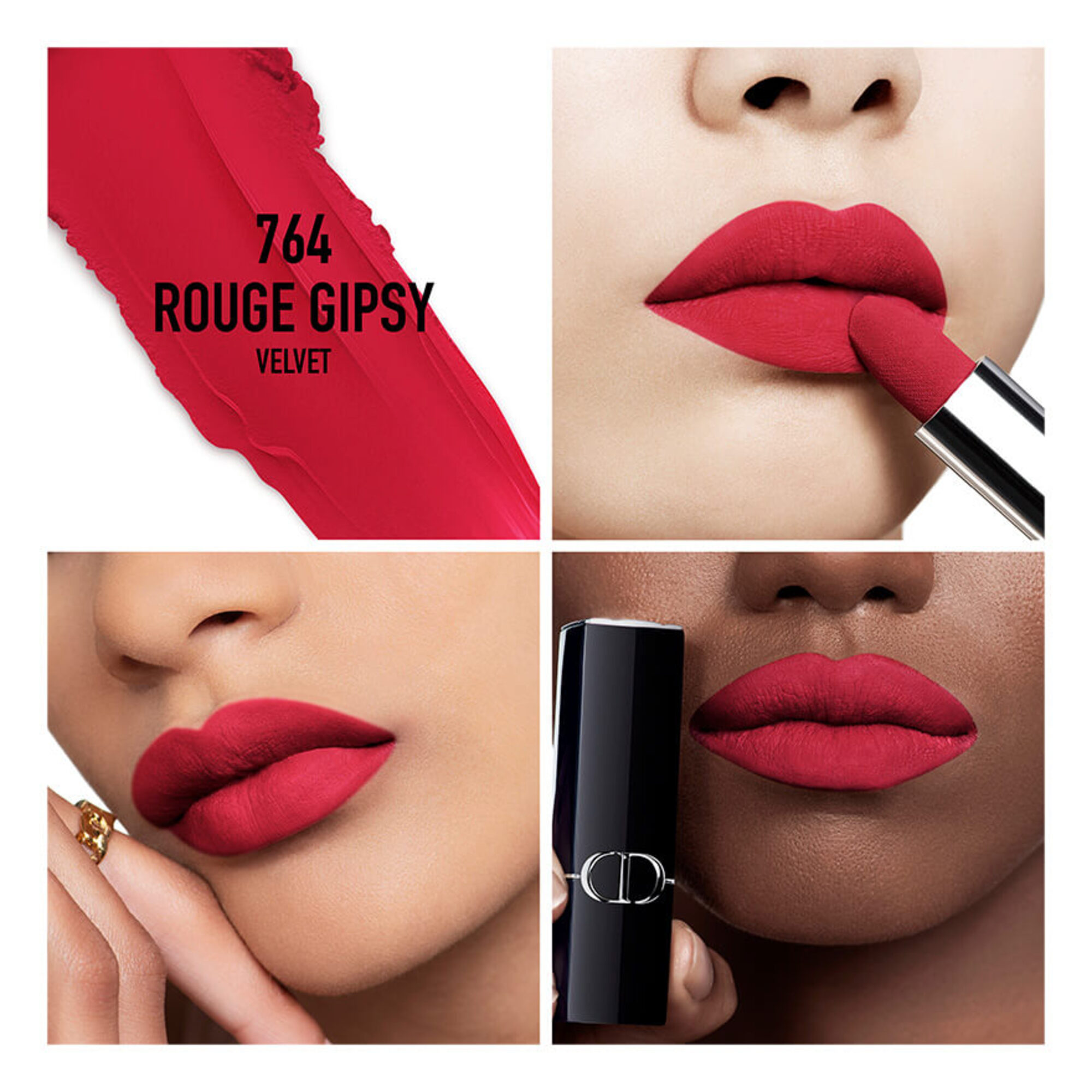 Recharge de rouge à lèvres - 2 finis : velvet et satin