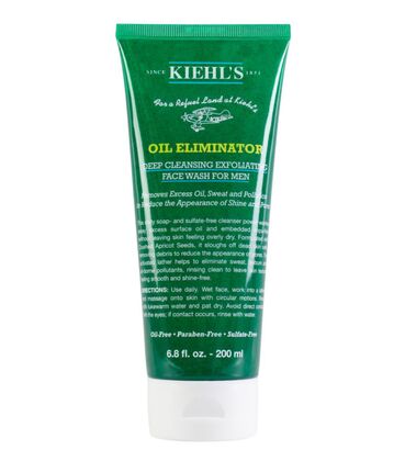 200 ML Kiehl's Men Oil Eliminator Oil Eliminator - Deep Cleansing Exfoliating Face Wash  1 of 2 