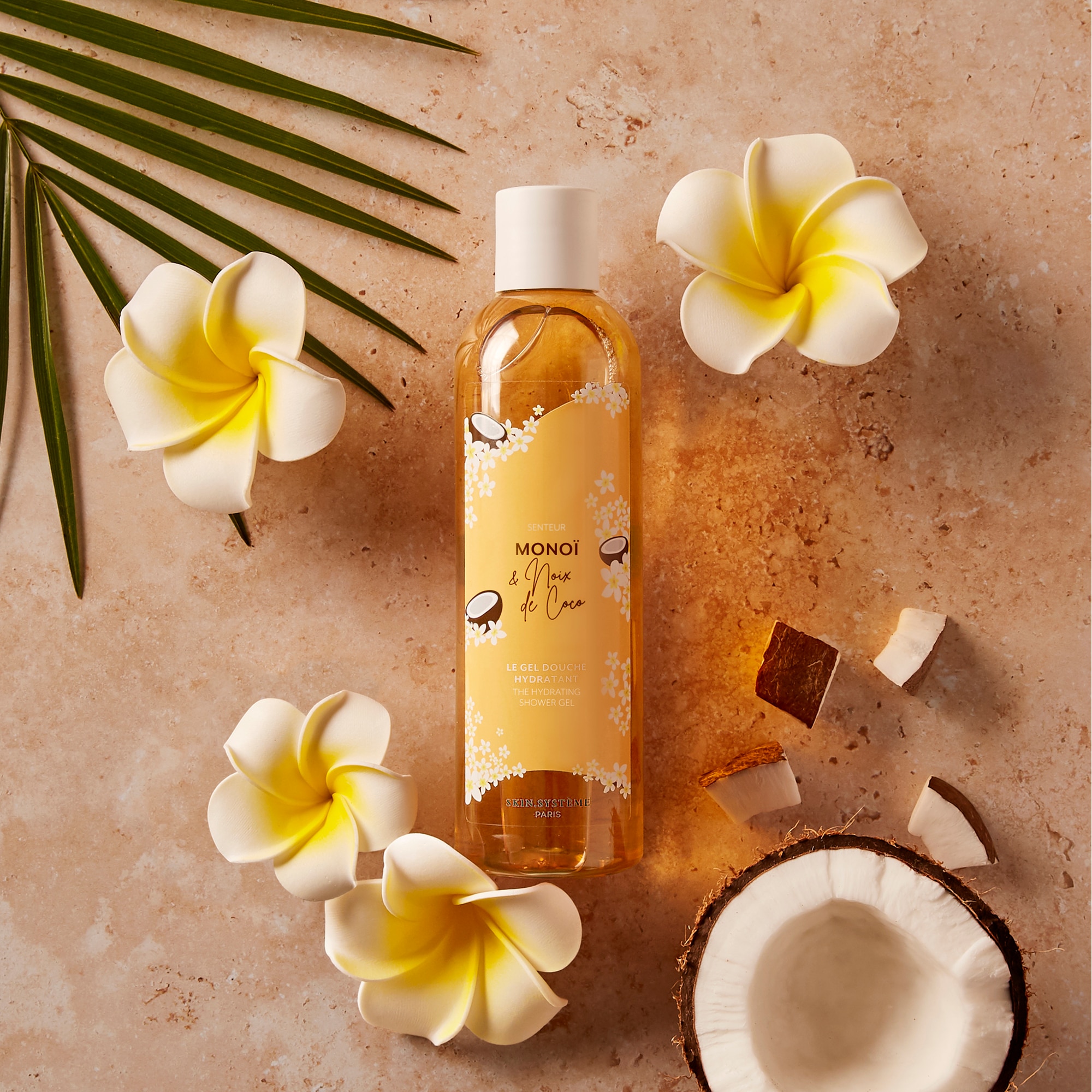 Duschgel für Feuchtigkeitsspendend Monoi- und Kokosnuss