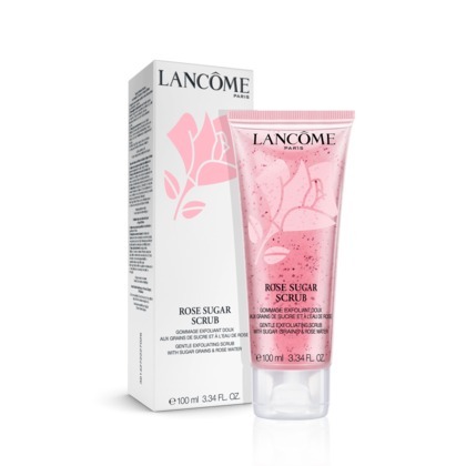 100 ML Lancôme ROSE SUGAR SCRUB Peeling Pour Le Visage  1 of 3 