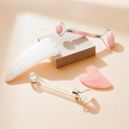 1 PCS Marionnaud MARION Visage Gua Sha - Quartz rose  1 of 5 