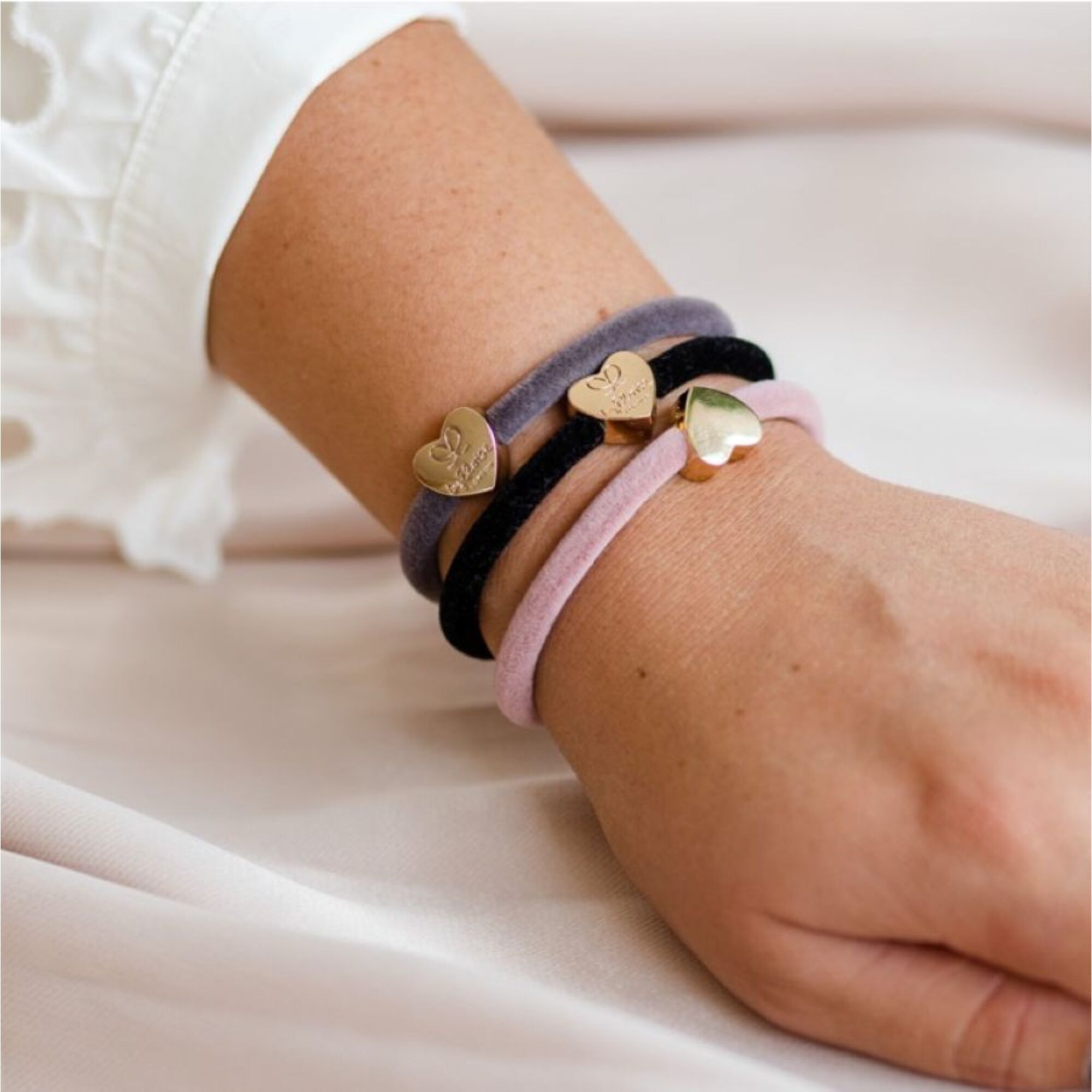 Sumptuous velvet – Haargummi-Set