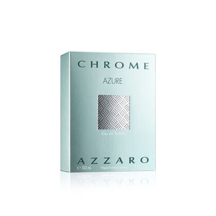 100 ML Azzaro CHROME AZURE Eau de Toilette  1 of 3 