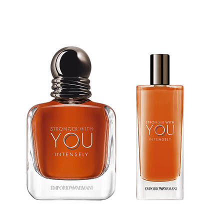 1 PCS Giorgio Armani Stronger With You Intensely Duftset  1 of 3 