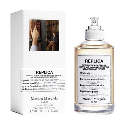 100 ML Maison Margiela Replica Whispers in the Library MAISON M REPLICA WHISPERS IN THE LIBRARY EDT VAPO  1 of 3 