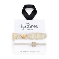 1 PCS Estée Lauder Hair Ties Elegant Ivory Haargummi  1 of 2 