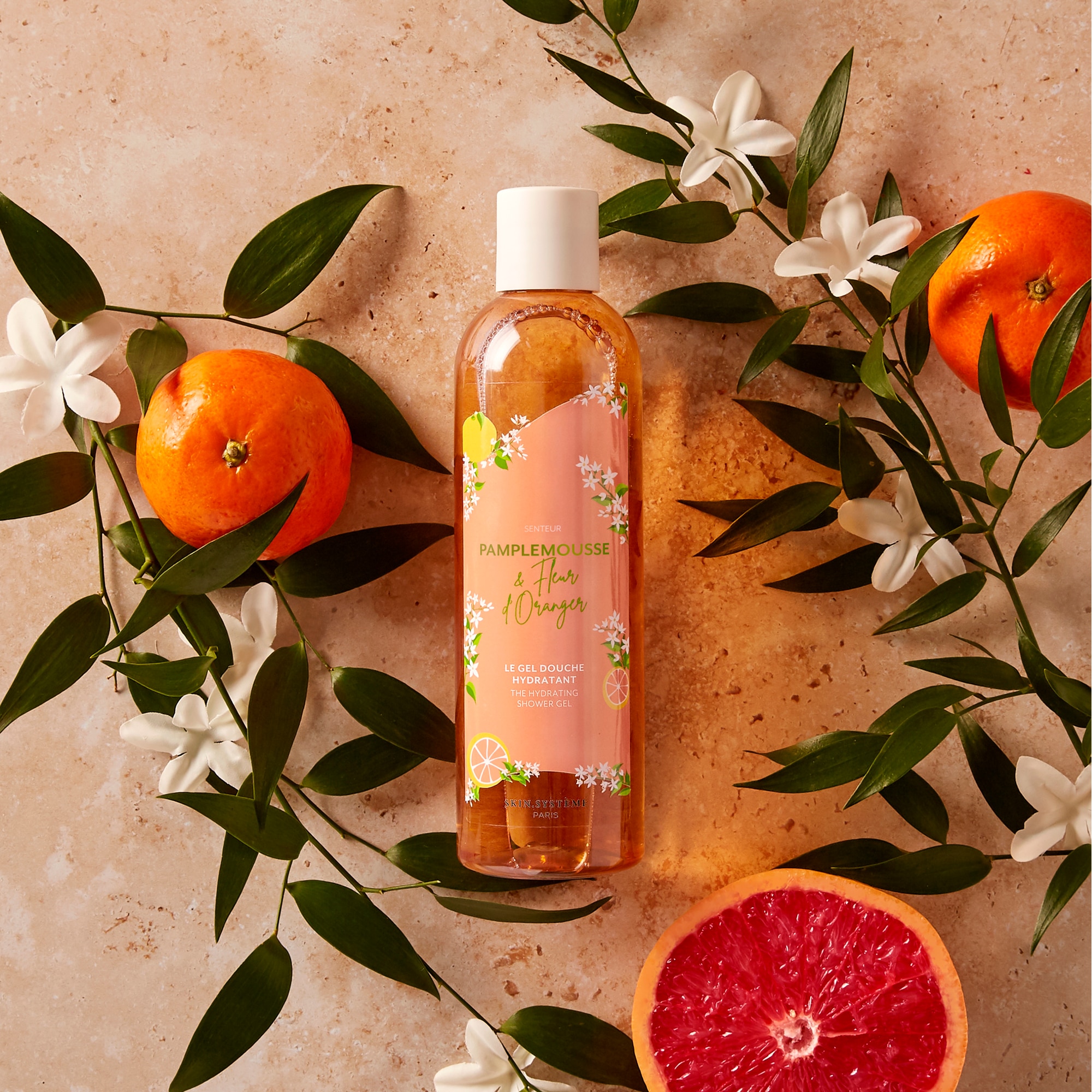 Duschgel für Feuchtigkeitsspendend Grapefruit-und Orangenblüten