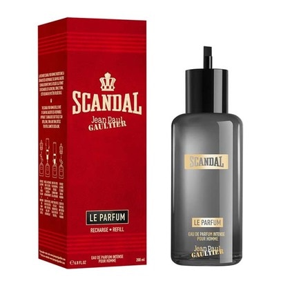 200 ML Jean Paul Gaultier Scandal Pour Homme Eau de Parfum Intense Nachfüllflakon  1 of 5 