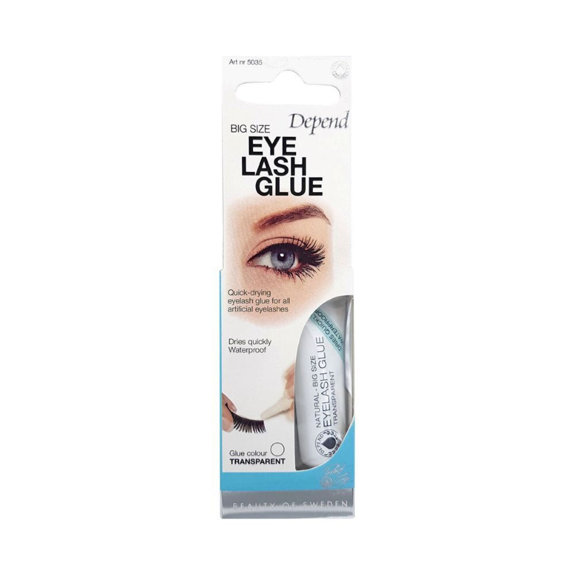 Depend Beauty of Sweden Falsche Wimpern Colle pour cils Natural – grand format 1 of 2