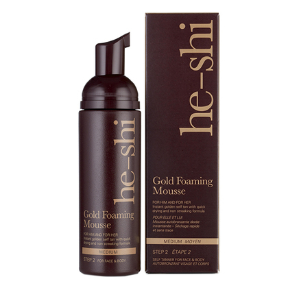 150 ML He-Shi Self Tan HE-SHI GOLD FOAMING MOUSSE  1 of 1 