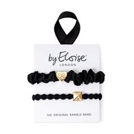 1 PCS by Eloise Two Ways To Bangle - The Black Haargummi Set  1 of 2 