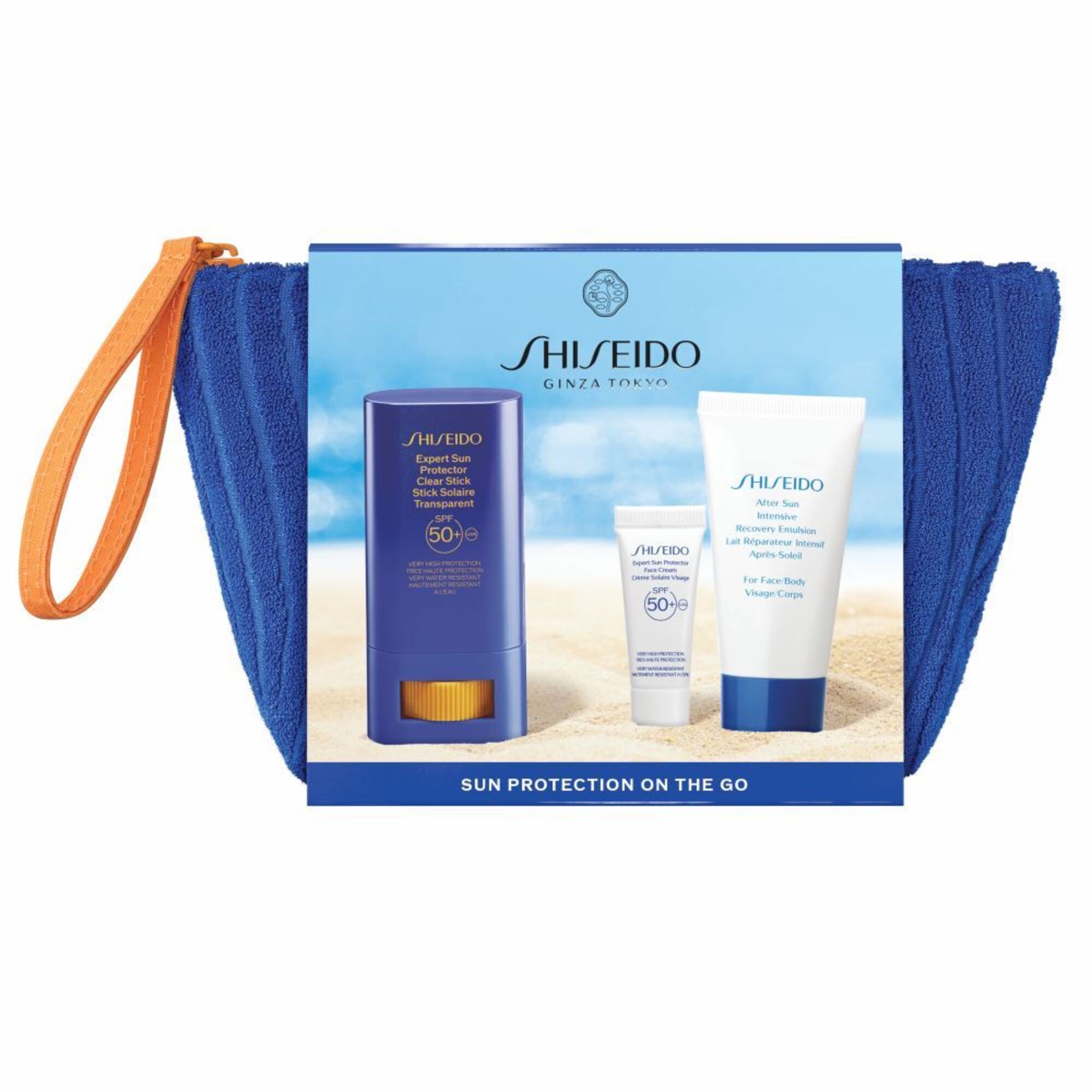 1 PCS Shiseido EXPERT SUN AGING PROTECTION SPF50 Sun Protection On the Go 1 of 2