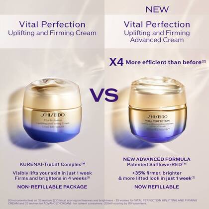 50 ML Shiseido Vital Perfection Uplifting and Firming Advanced Cream  1 of 6 