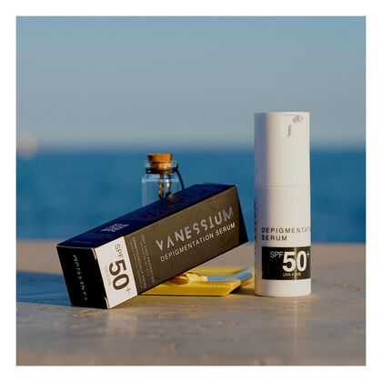 30 ML Vanessium Suncare Skin Sun Sérum dépigmentant SPF50+  1 of 3 