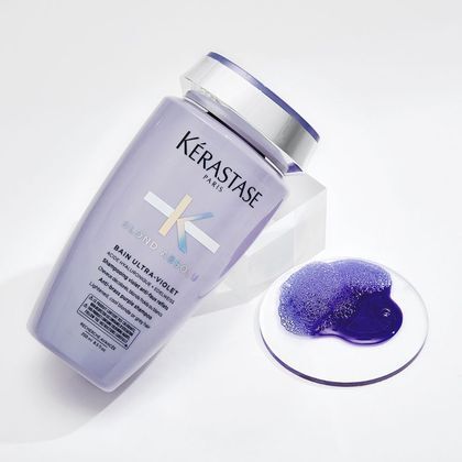 250 ML Kérastase BLOND ABSOLU Anti-Gelbstich-Shampoo für blondes, aufgehelltes oder gesträhntes Haar  1 of 3 